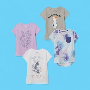 Toddler 3T • Frozen • 4 Pieces • Short Sleeve T-Shirt Set